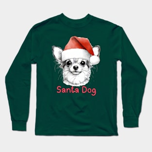 Santa Dog - Chihuahua Long Sleeve T-Shirt